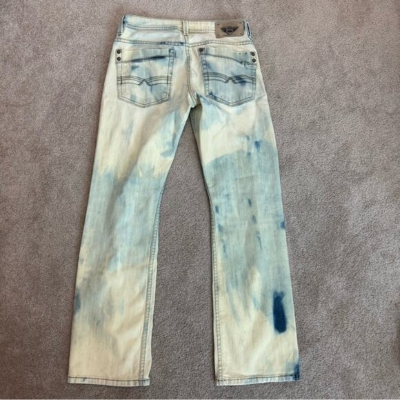 Buffalo David Bitton travis jeans acid wash stone wash - Picture 2 of 13